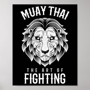 Muay Thai Lion - Thai Boxing And Kickboxing  Poster