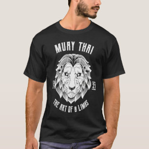 Muay Thai Lion Thai Boxing and Kickboxing T-Shirt