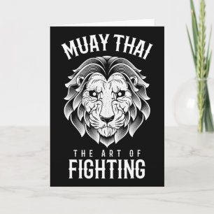 Muay Thai Lion Thai Boxing And Mma  Card