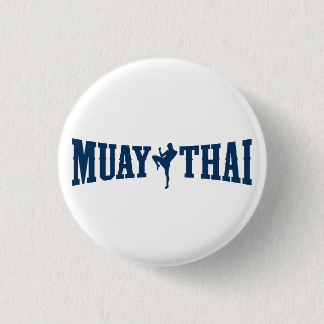 Muay Thai Logo Button (Front)