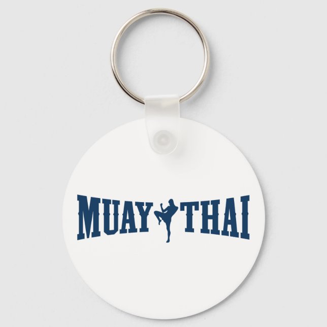 Muay Thai Logo Keychain (Front)