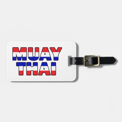 Muay Thai Luggage Tag