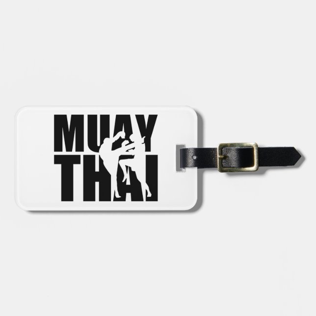 Muay Thai Luggage Tag (Front Horizontal)