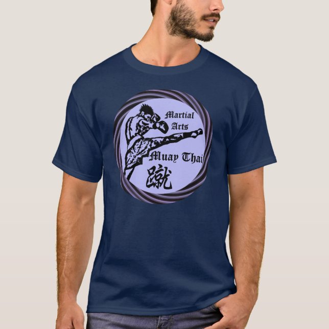 Muay Thai , Martial Arts , Kanji , Clothing T-Shirt (Front)