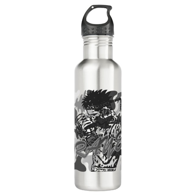 Muay Thai , Martial Arts , Kick Boxing , Prayer Water Bottle (Front)