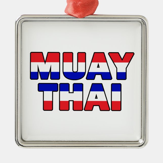 Muay Thai Metal Ornament (Front)