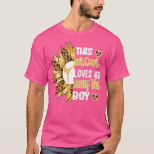 Muay Thai Mom Sunflower Muay Thai Fighter Mama T-Shirt