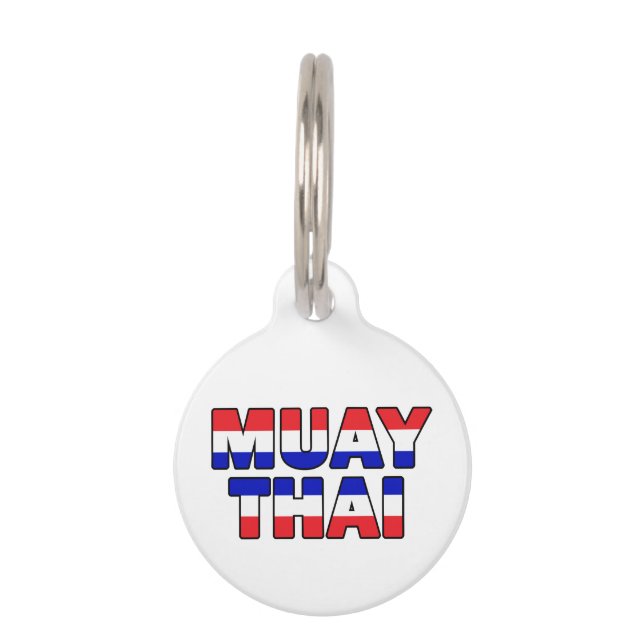 Muay Thai Pet ID Tag (Front)