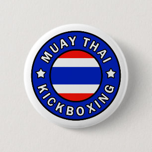 Muay Thai Pinback Button