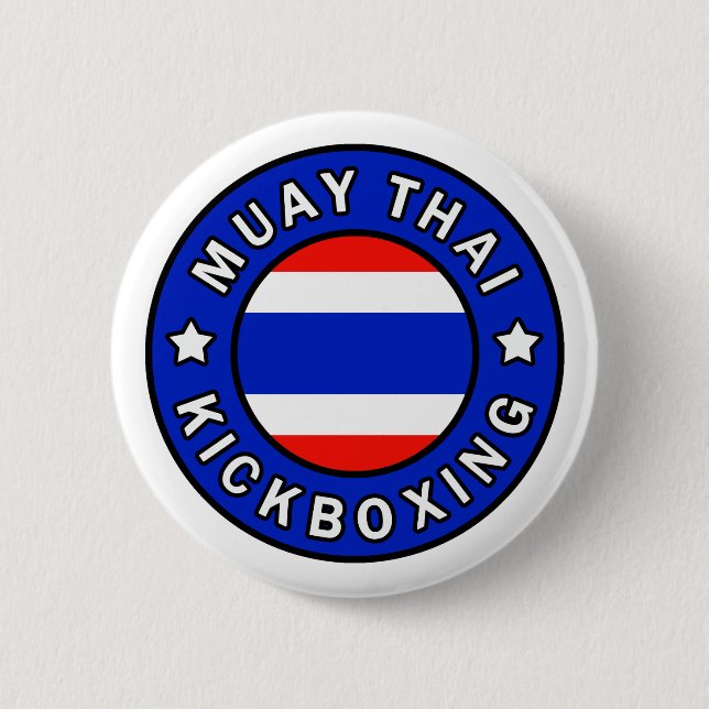 Muay Thai Pinback Button (Front)
