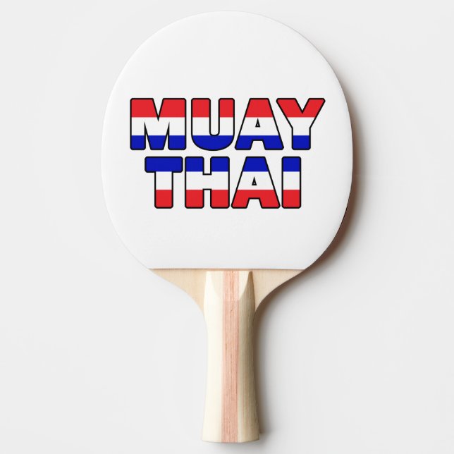 Muay Thai Ping-Pong Paddle (Front)