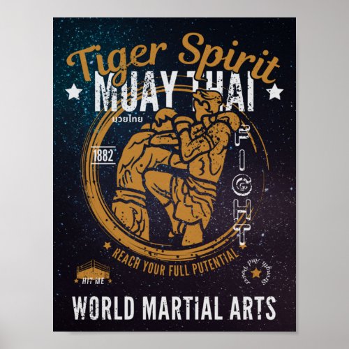 Muay Thai Poster _ Tiger Spirit