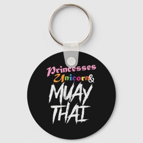 Muay Thai Princesses Unicorn Keychain