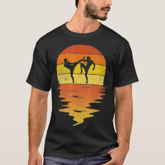 Muay Thai  retro sunset 70s vintage Muay Thai  T-Shirt