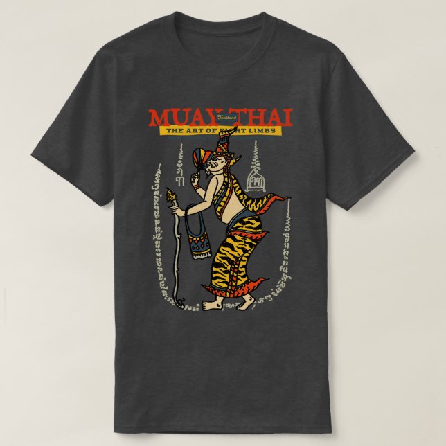 Muay Thai Sak Yant Hermit Tattoo T-Shirt (Design Front)