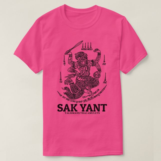 Muay Thai Sak Yant Monkey 12 T-Shirt (Design Front)