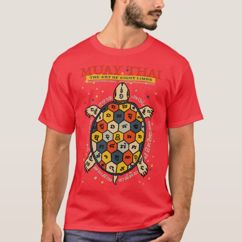 Muay Thai Sak Yant Turtle Tattoo 1 T_Shirt