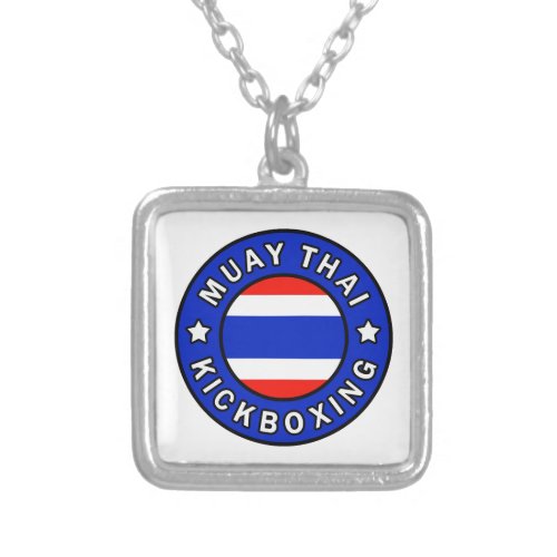 Muay Thai Silver Plated Necklace