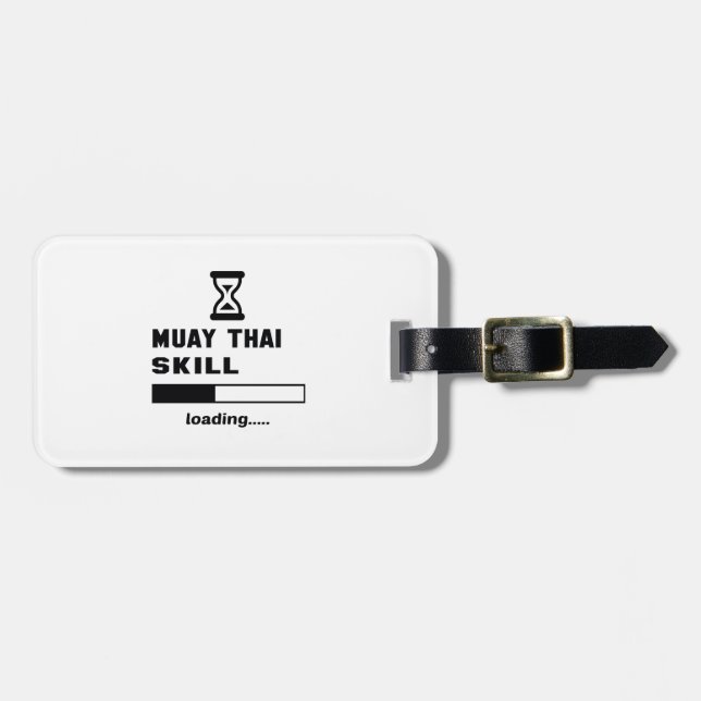 Muay Thai skill Loading...... Luggage Tag (Front Horizontal)