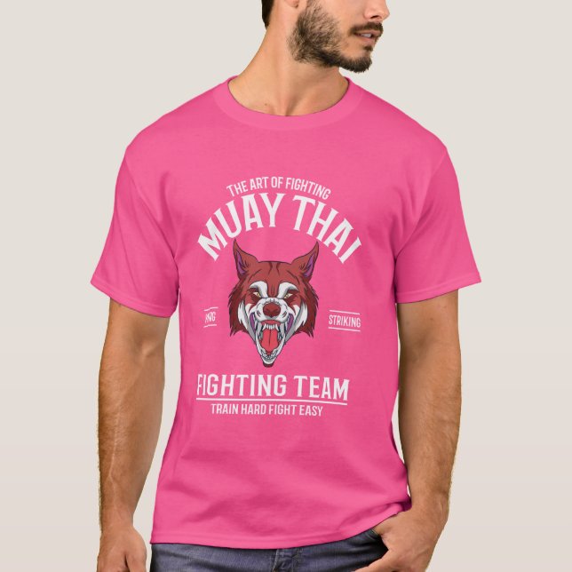 Muay Thai Skull Fighting Team T-Shirt (Front)