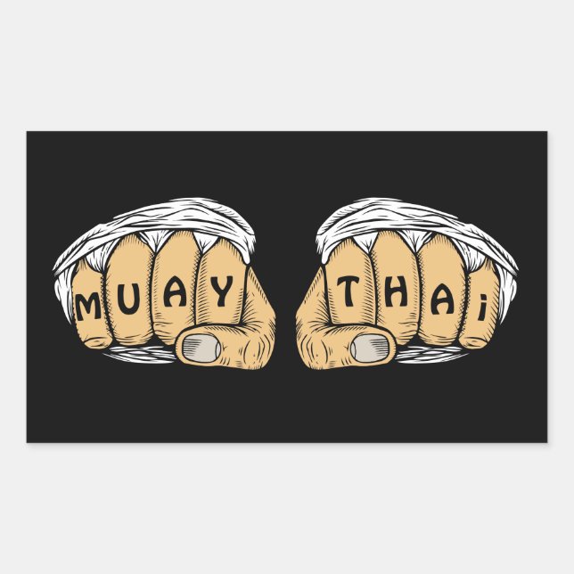 Muay Thai Stickers (Front)