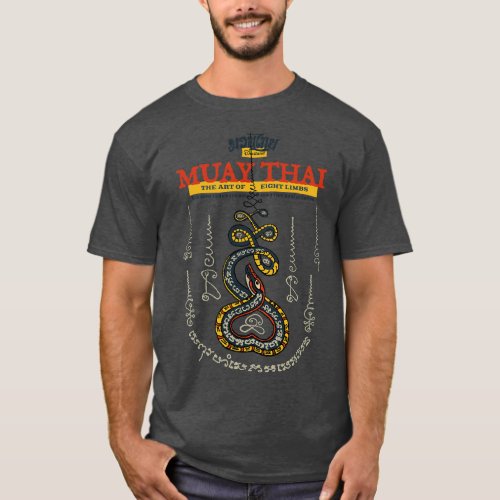 Muay Thai Tattoo Snake T_Shirt