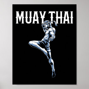 Muay Thai - Thai Boxing And Kickboxing Poster
