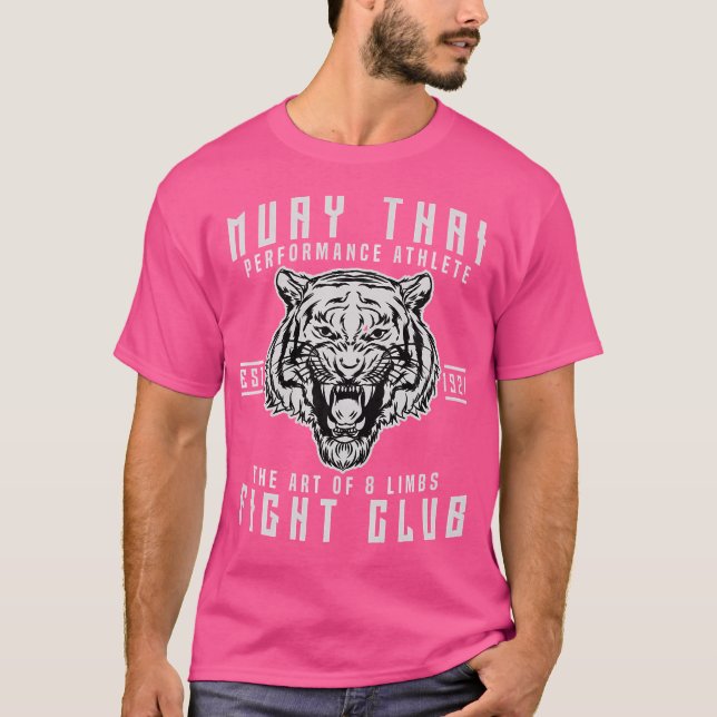 Muay Thai Thai Boxing Kickboxing T-Shirt (Front)