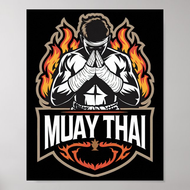 Muay Thai - Thai Boxing Mma  Poster (Front)