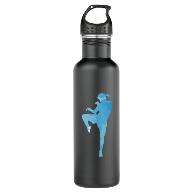 Muay Thai Thaiboxen Stainless Steel Water Bottle (Front)