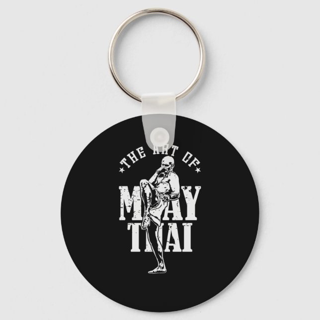 Muay Thai "The Art of Muay Thai" Keychain (Front)
