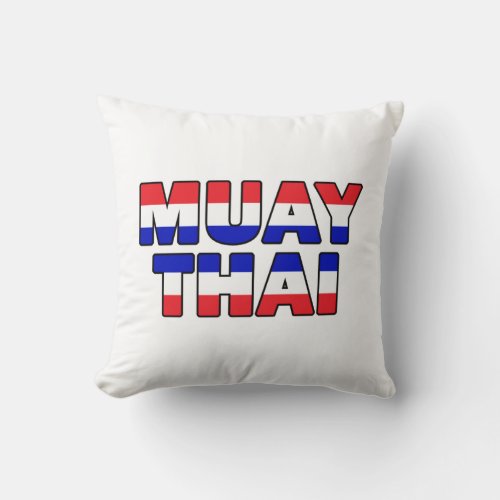 Muay Thai Throw Pillow