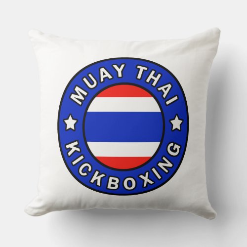 Muay Thai Throw Pillow