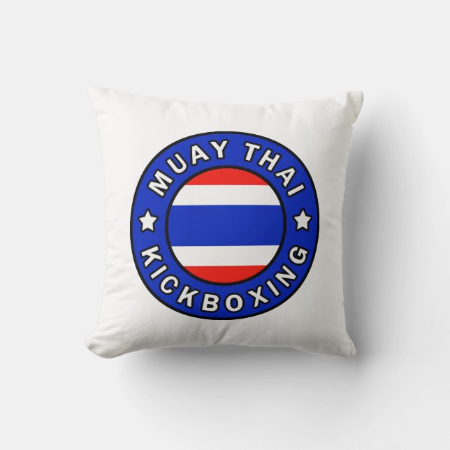Muay Thai Throw Pillow (Front)
