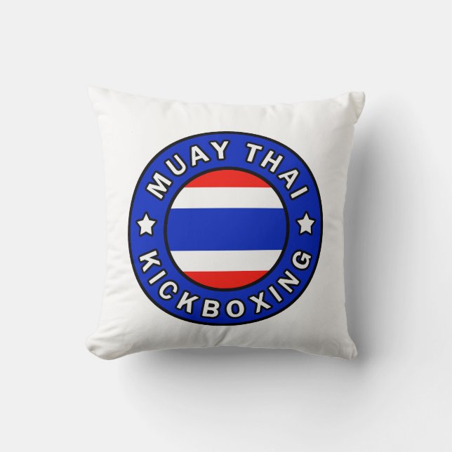 Muay Thai Throw Pillow (Front)