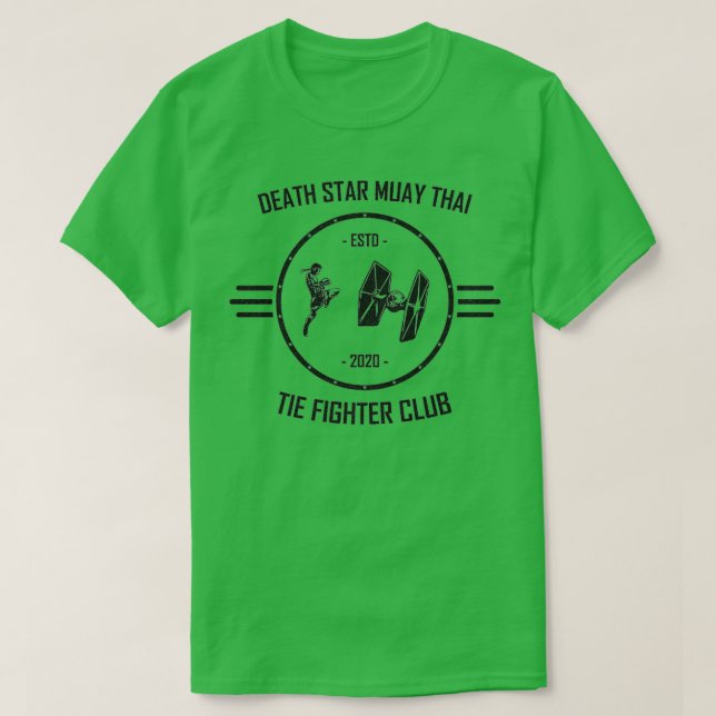 muay thai tie fighter club  T-Shirt (Design Front)