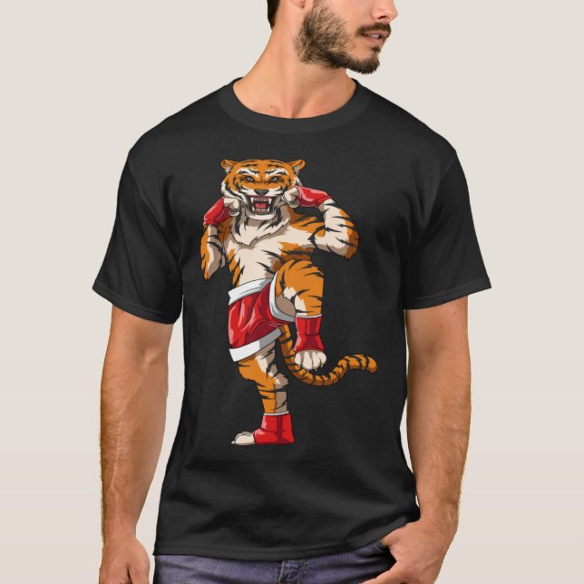 Muay Thai Tiger Fighter T-Shirt (Front)
