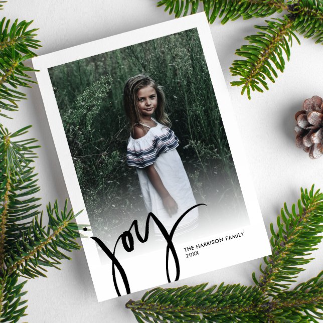 Much Joy Holiday Photo Christmas Floral Botanicals (Creator Uploaded)