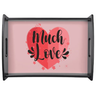 Much Love, Big Heart Accent Pillow Serving Tray