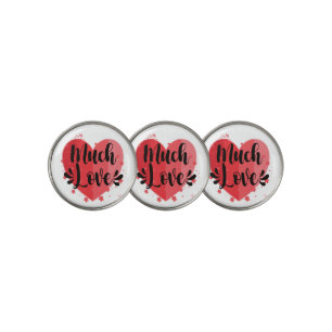 Much Love, Big Heart Golf Ball Marker