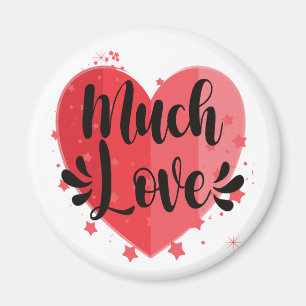 Much Love, Big Heart Magnet