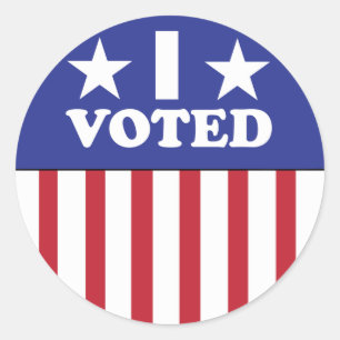 much money is spent on i voted, cost of i voted classic round sticker