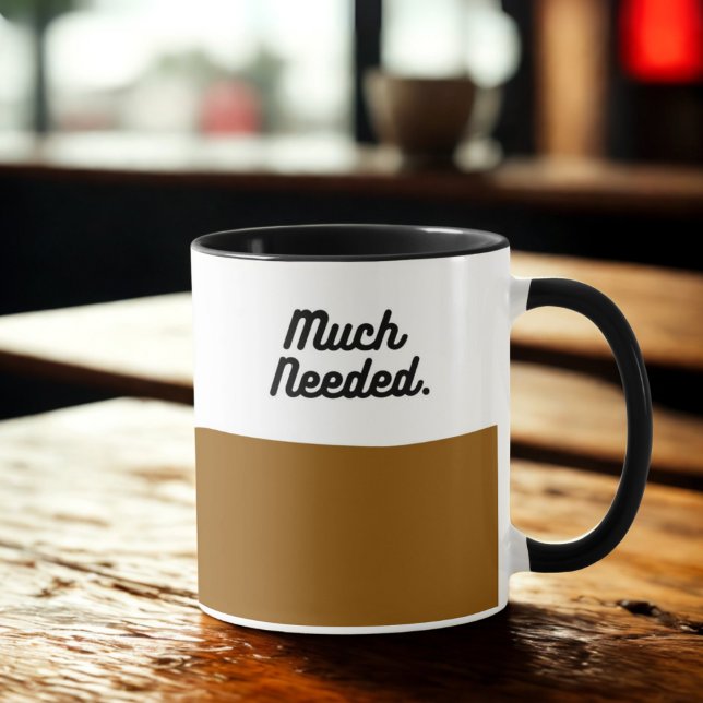 Much Needed Coffee Mug – Minimalist Funny Quote (Creator Uploaded)