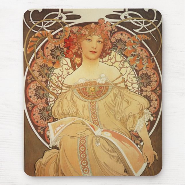 Mucha-2-1890 Mouse Pad (Front)