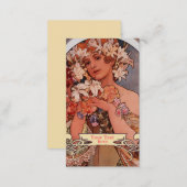 Mucha Art Nouveau - Art Deco Business Cards (Front/Back)
