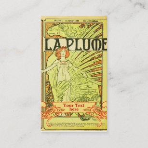 Mucha Art Nouveau - Art Deco Business Cards