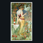 Mucha Art Nouveau Poster: Cognac Poster<br><div class="desc">This is a reproduction of the Art Nouveau advertising art poster "Cognac Bisquit" (detail) by artist and illustrator Alphonse Mucha (Alfons Mucha) ,  created in 1899. ~This image has been professionally restored by us.</div>