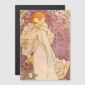 Mucha Art Nouveau Woman Beauty (Front/Back)