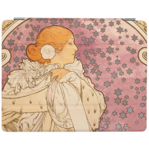 Mucha Art Nouveau Woman Beauty iPad Smart Cover