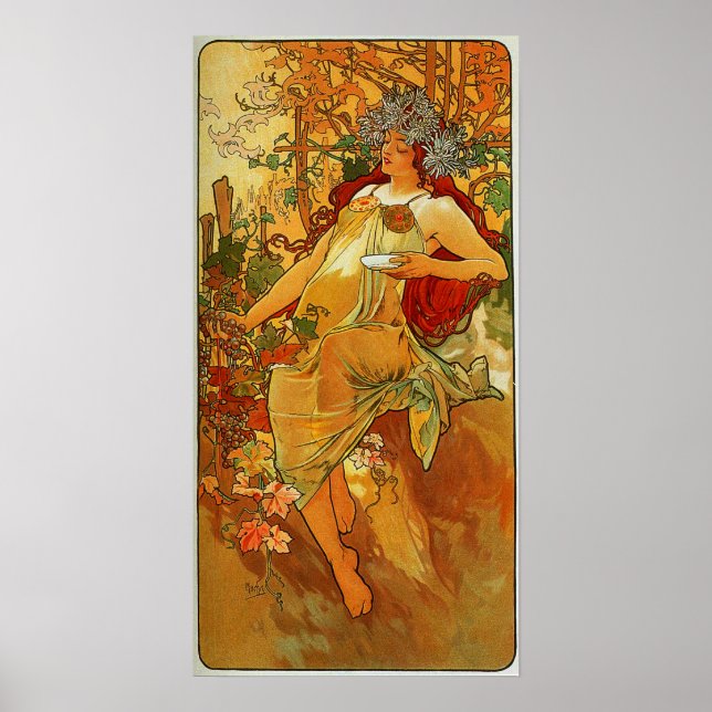 Mucha - Autumn 1896 Poster (Front)